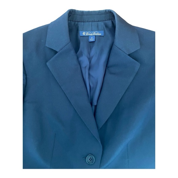 Brooks Brothers The Essential Stretch Wool Black Jacket size 4 - Picture 7 of 10